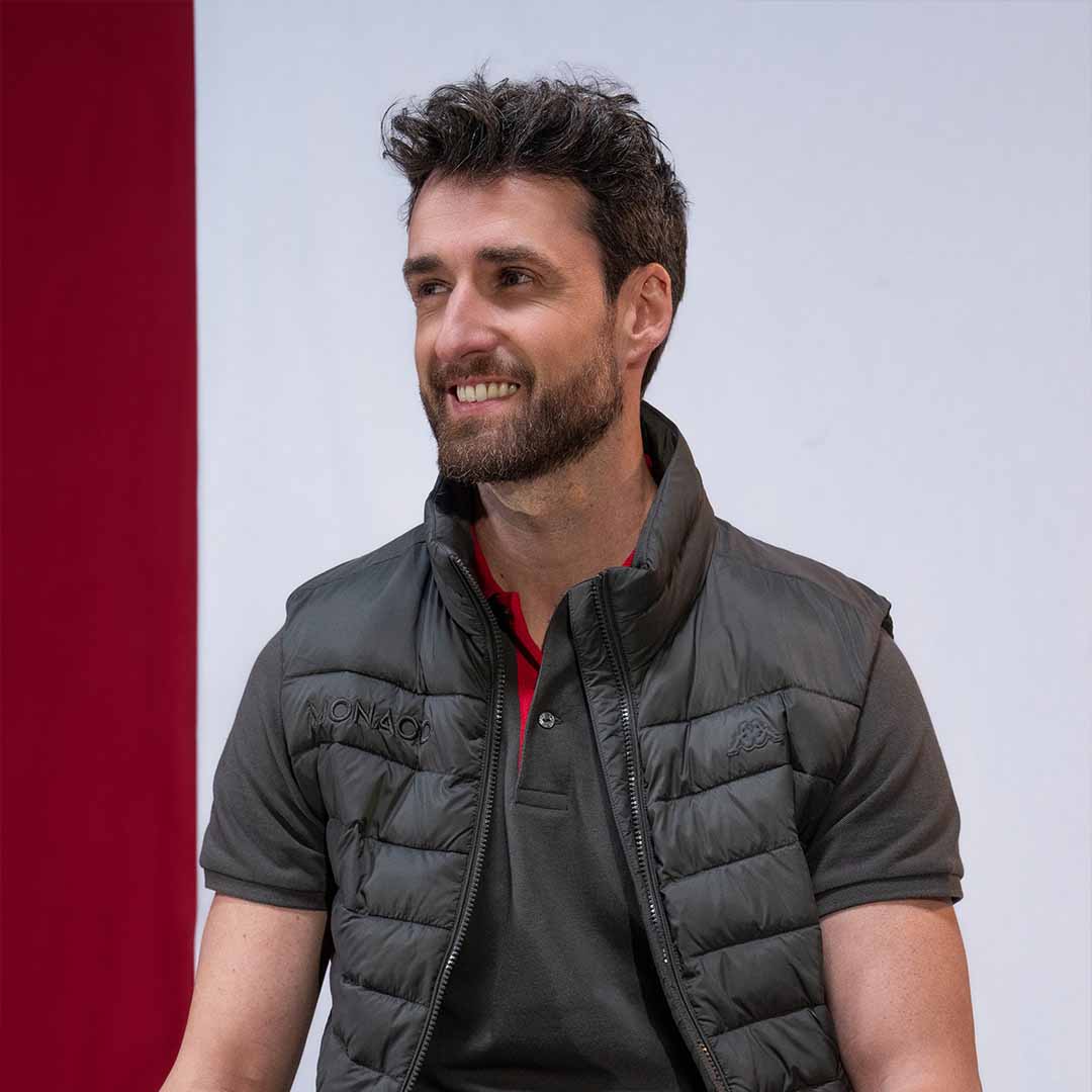 Veste Abus Robe di Kappa - AS Monaco 2024 Noir Unisexe main