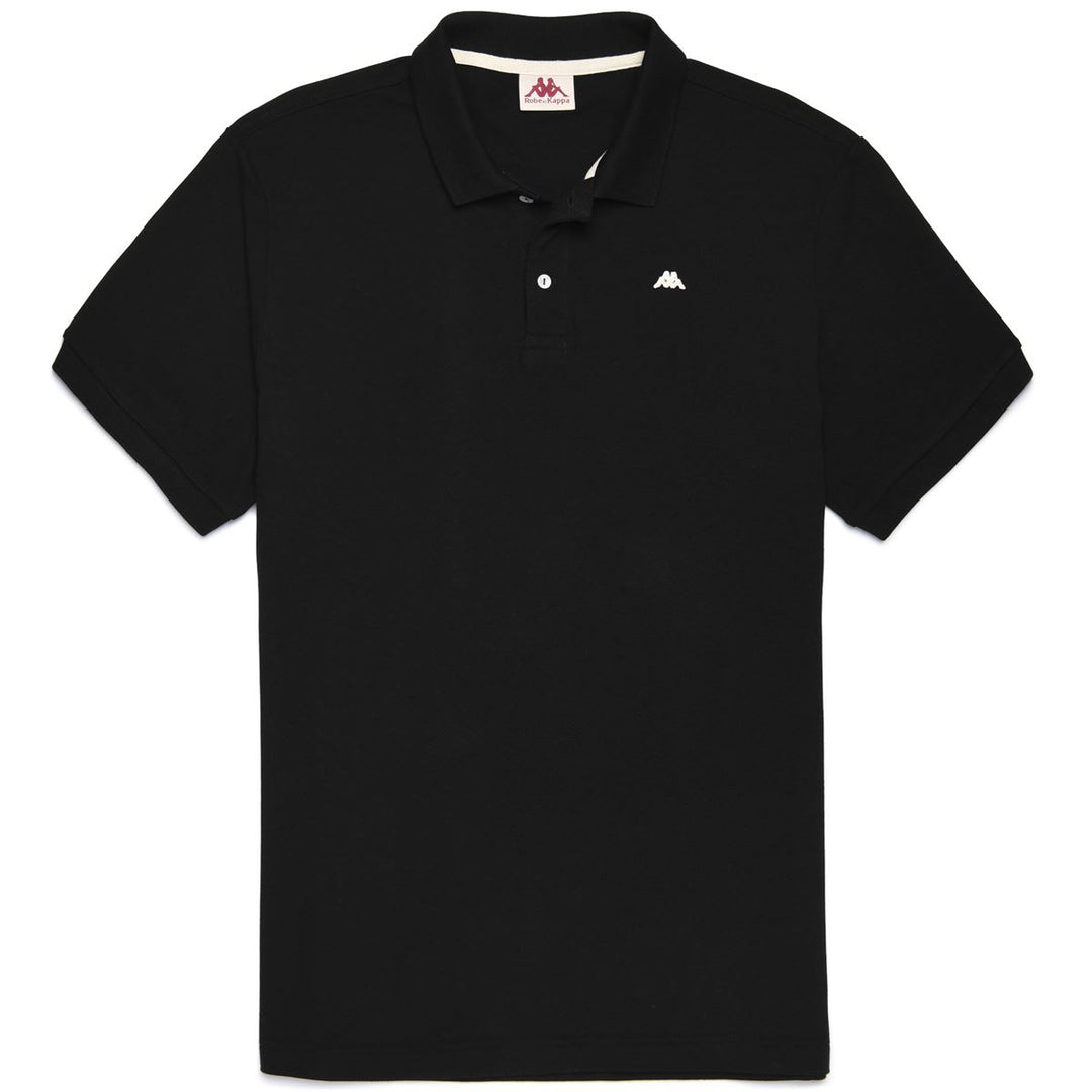 Polo Hegor Robe di Kappa Noir Unisexe main