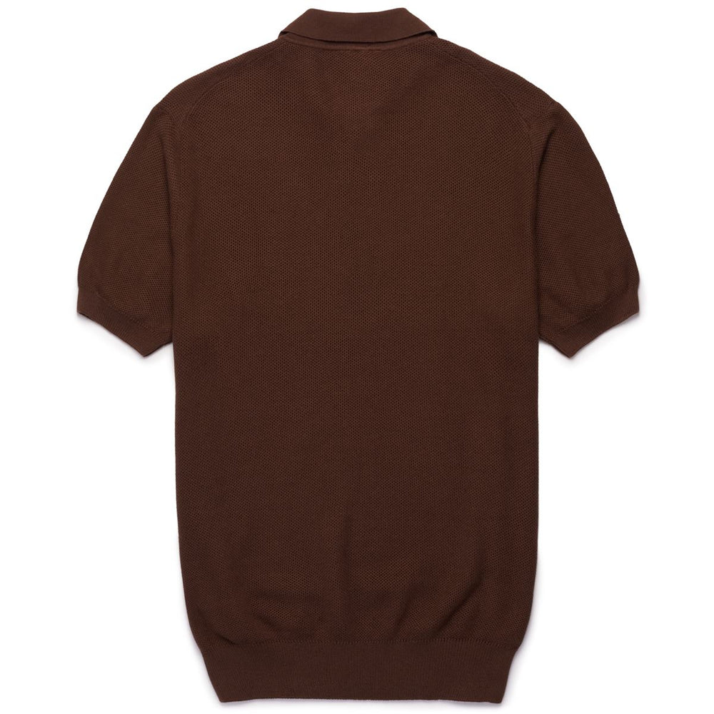 Polo Ogma Robe di Kappa Marron Unisexe 02