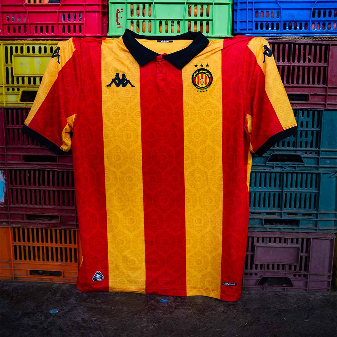 Maillot Kombat Home Espérance Tunis 25/26 Rouge Homme 00
