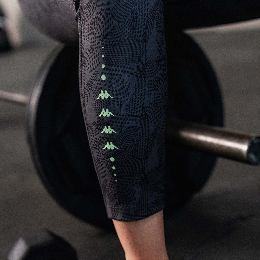Legging Kombat Fiu Gris Femme main