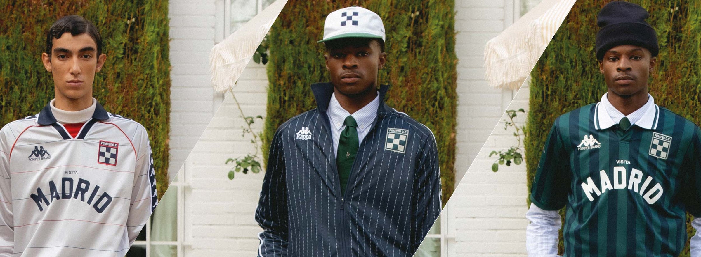 Kappa: Kappa X Pompeii La mode à la rencontre du football