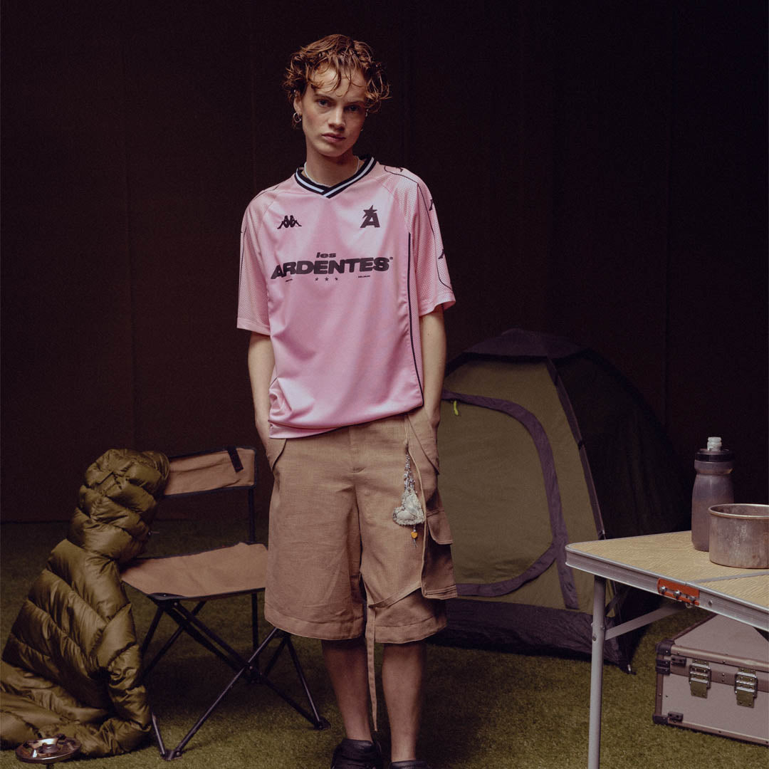 Maillot Kekker Les Ardentes X Kappa Rose Unisexe main