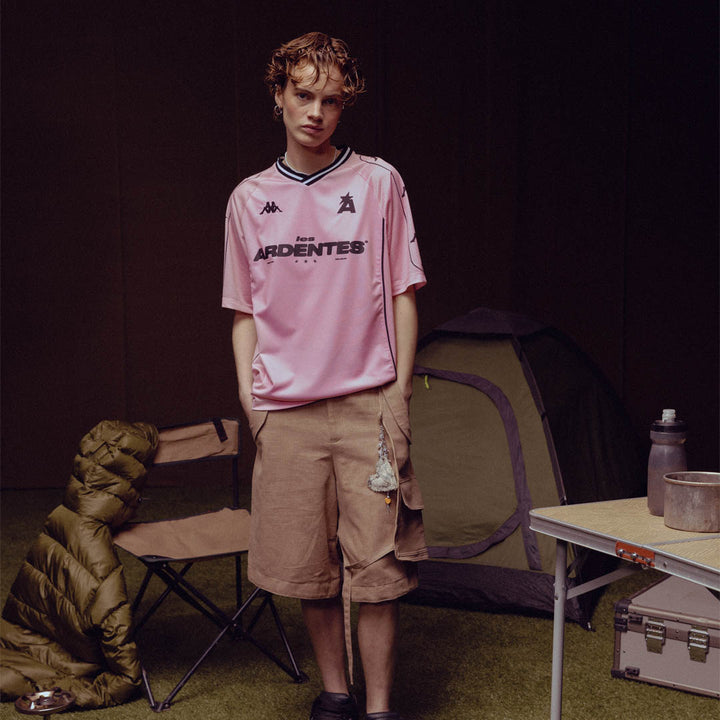 Maillot Kekker Les Ardentes X Kappa Rose Unisexe 1