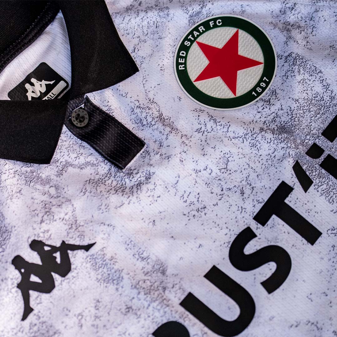Maillot Kombat Béton Red Star 25/26 Blanc Enfant main