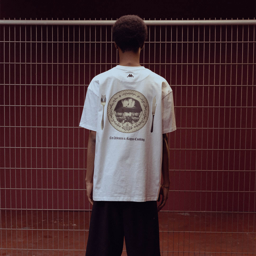T-Shirt Rufio Les Ardentes X Kappa Blanc Unisexe main