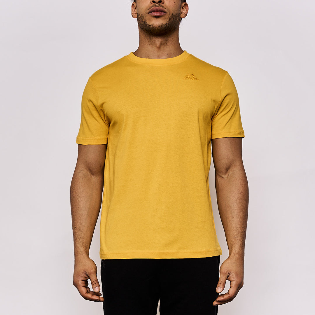T-shirt Cafers Jaune Homme 00