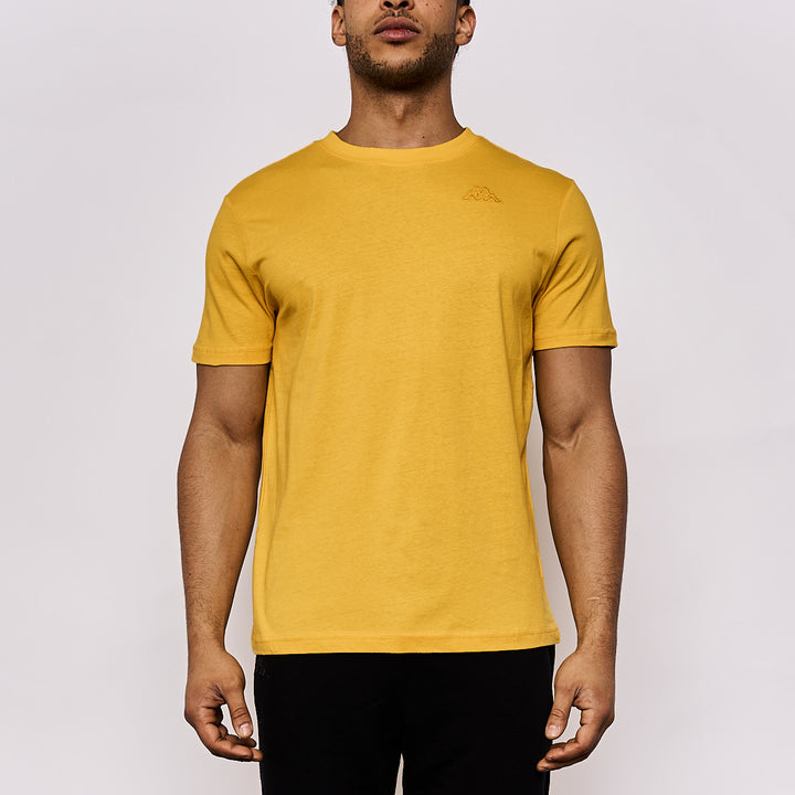 T-shirt Cafers Jaune Homme 1