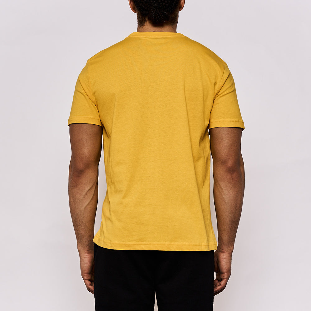 T-shirt Cafers Jaune Homme 02