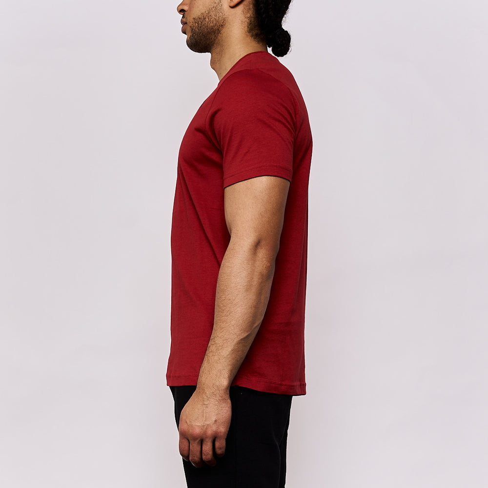 T-shirt Cafers Rouge Homme 02