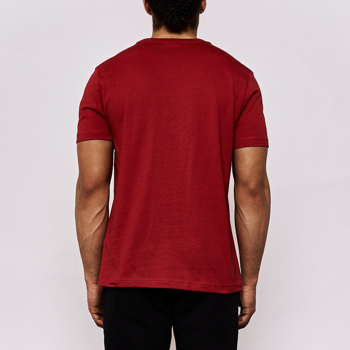T-shirt Cafers Rouge Homme 3