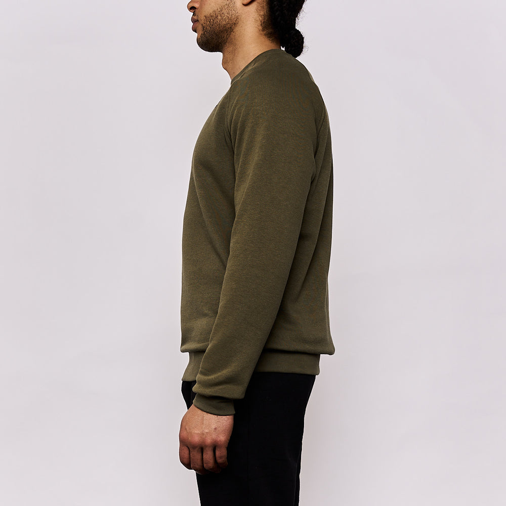 Sweatshirt homme Caimali Sportswear Vert 02