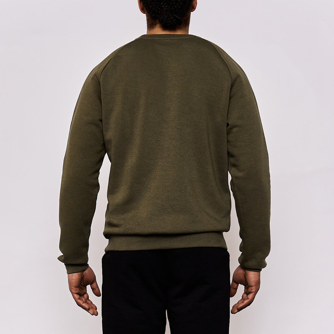 Sweatshirt homme Caimali Sportswear Vert main