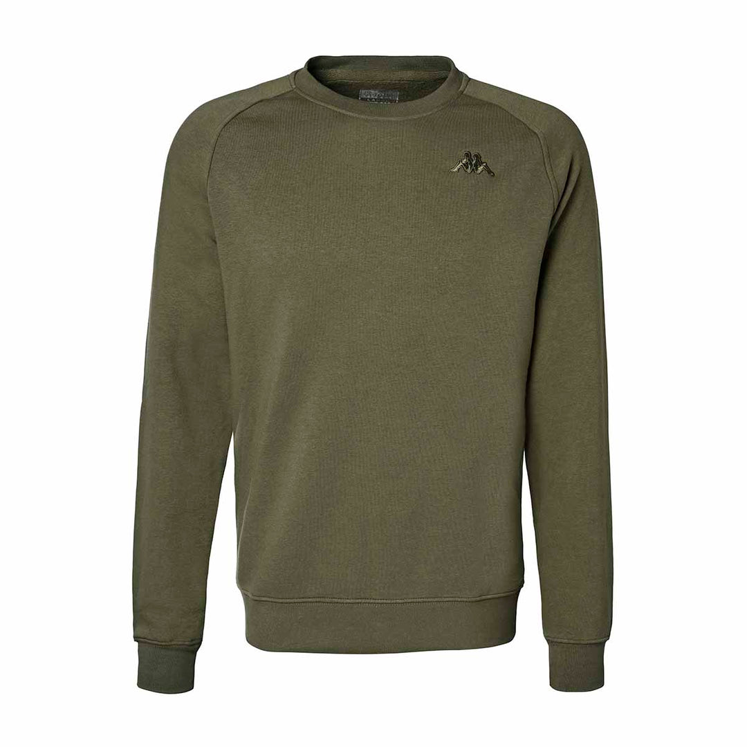 Sweatshirt homme Caimali Sportswear Vert main