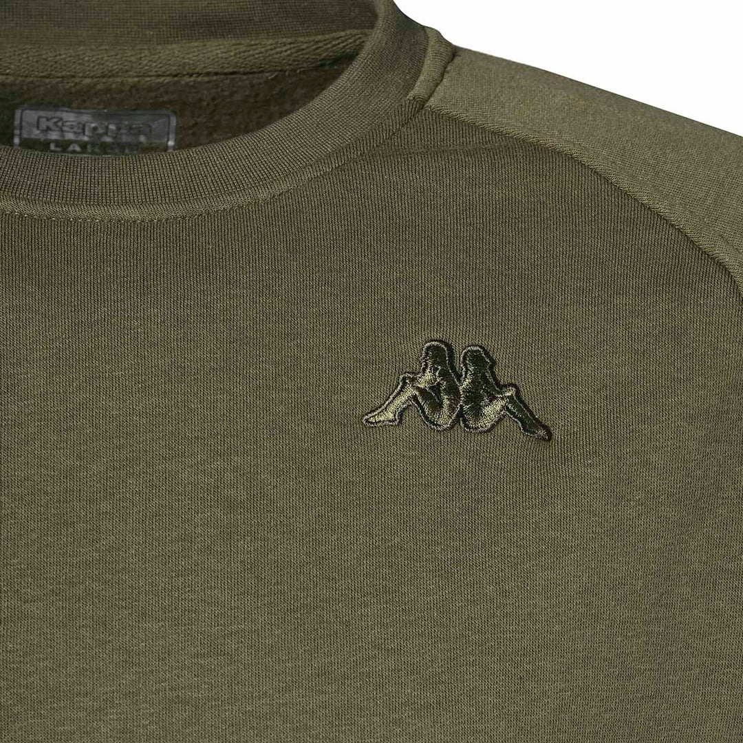 Sweatshirt homme Caimali Sportswear Vert main
