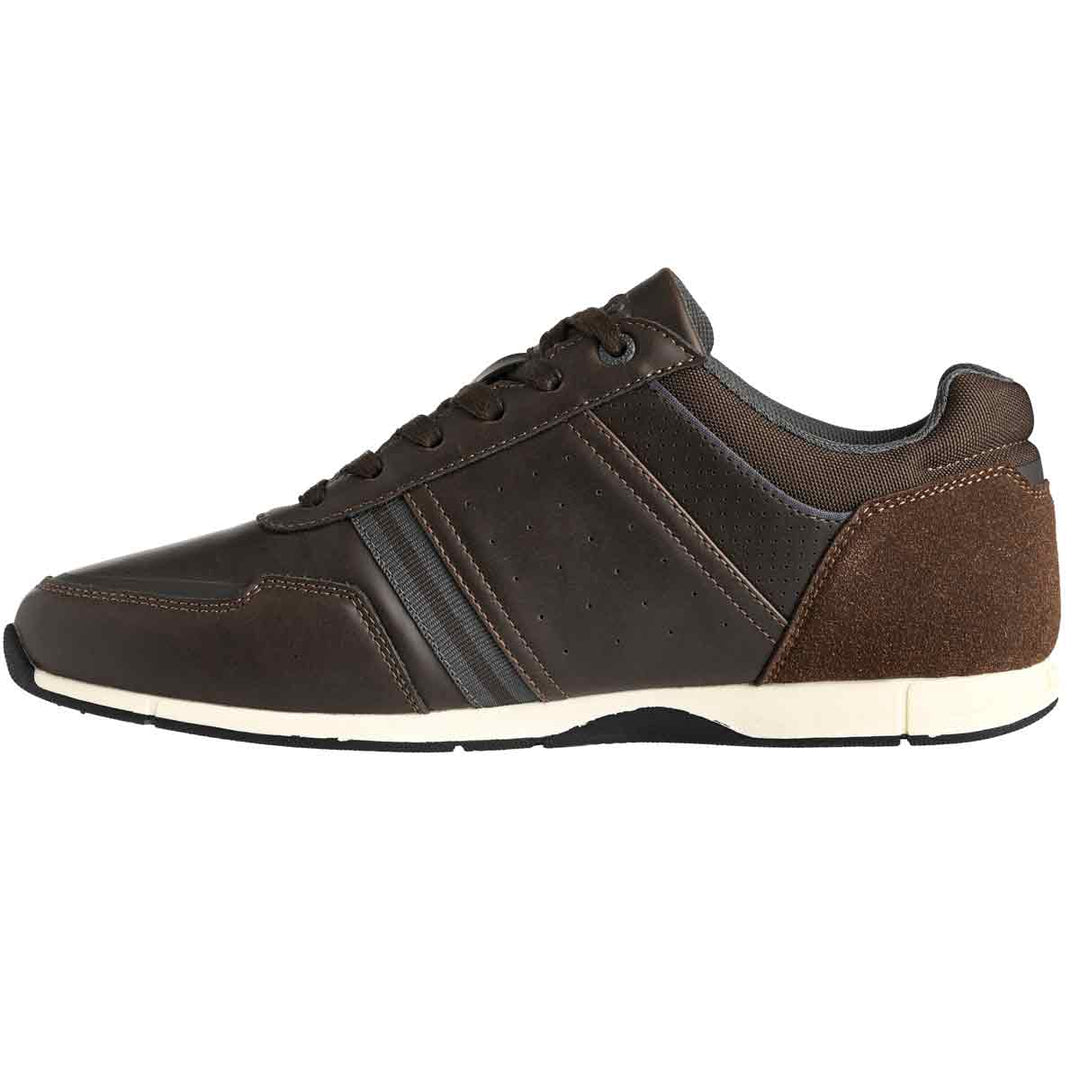 Baskets Tyler marron homme main