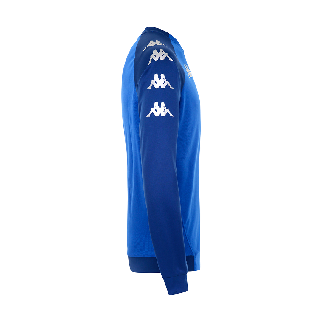 Sweatshirt Parme Bleu Homme main