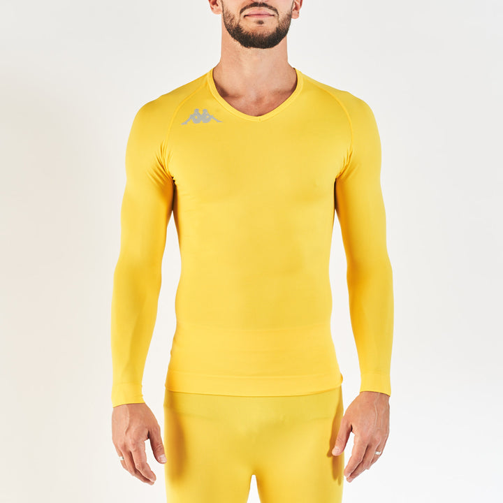 Sous-maillot Bongv Pro Team Jaune Unisexe 3
