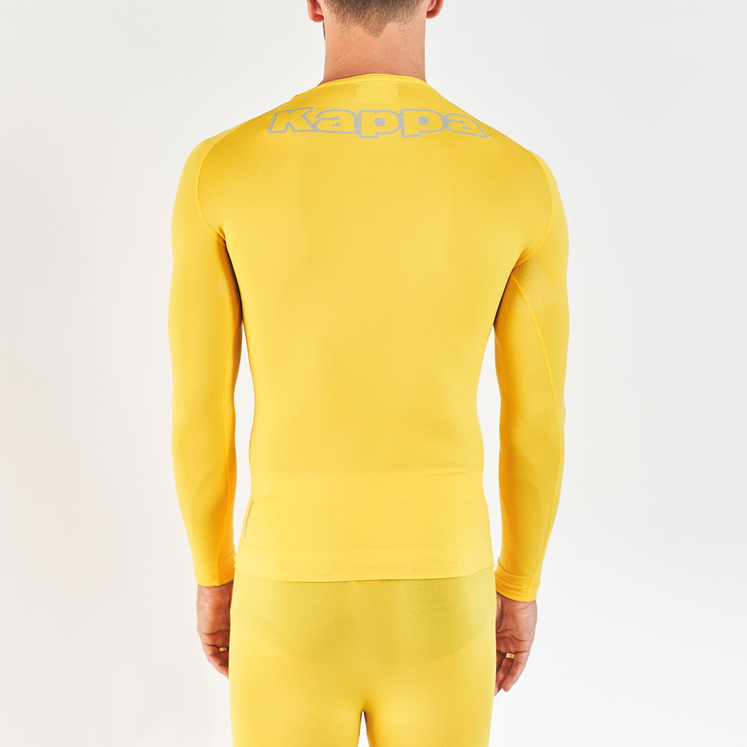 Sous-maillot Bongv Pro Team Jaune Unisexe main