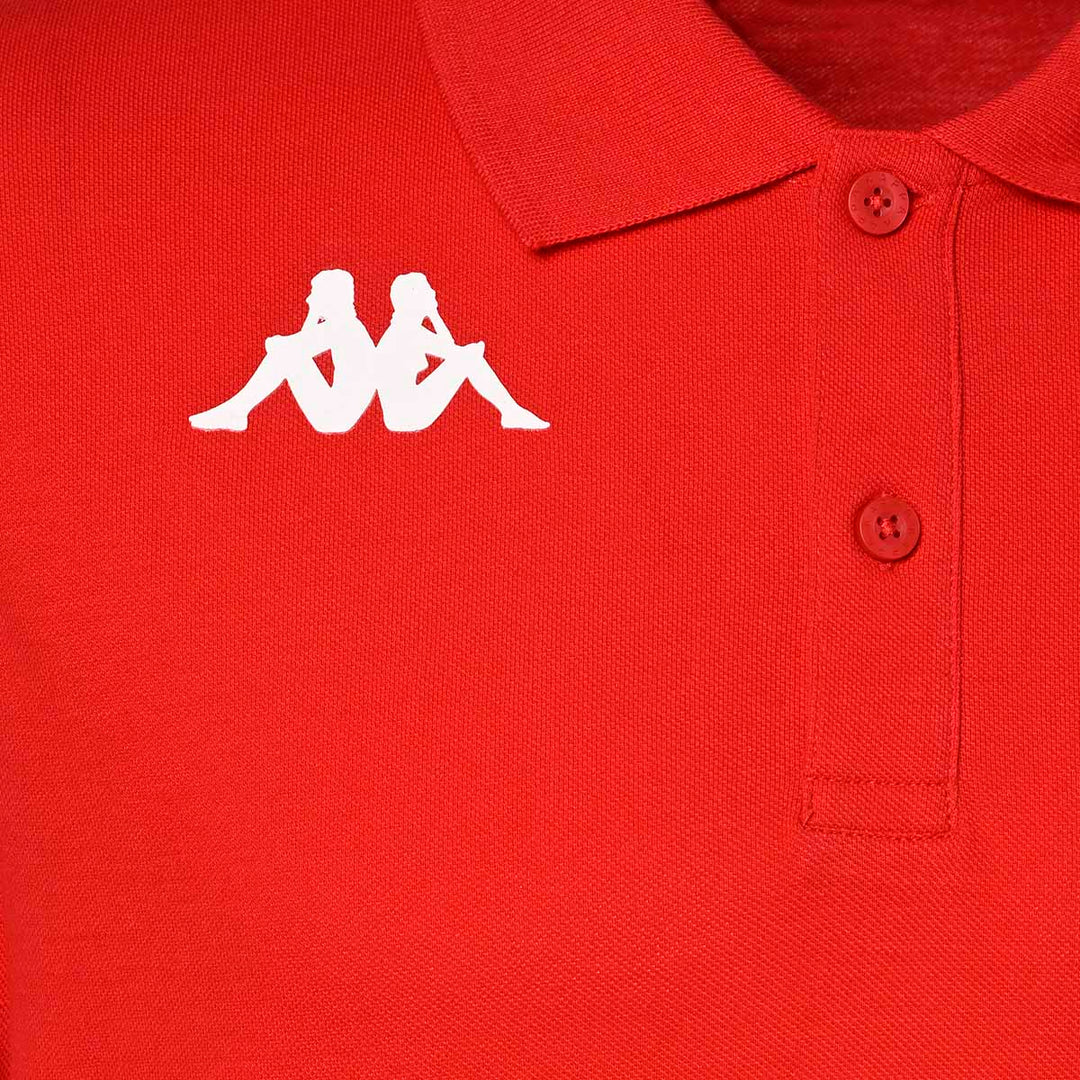 Polo Barli Rouge Homme main