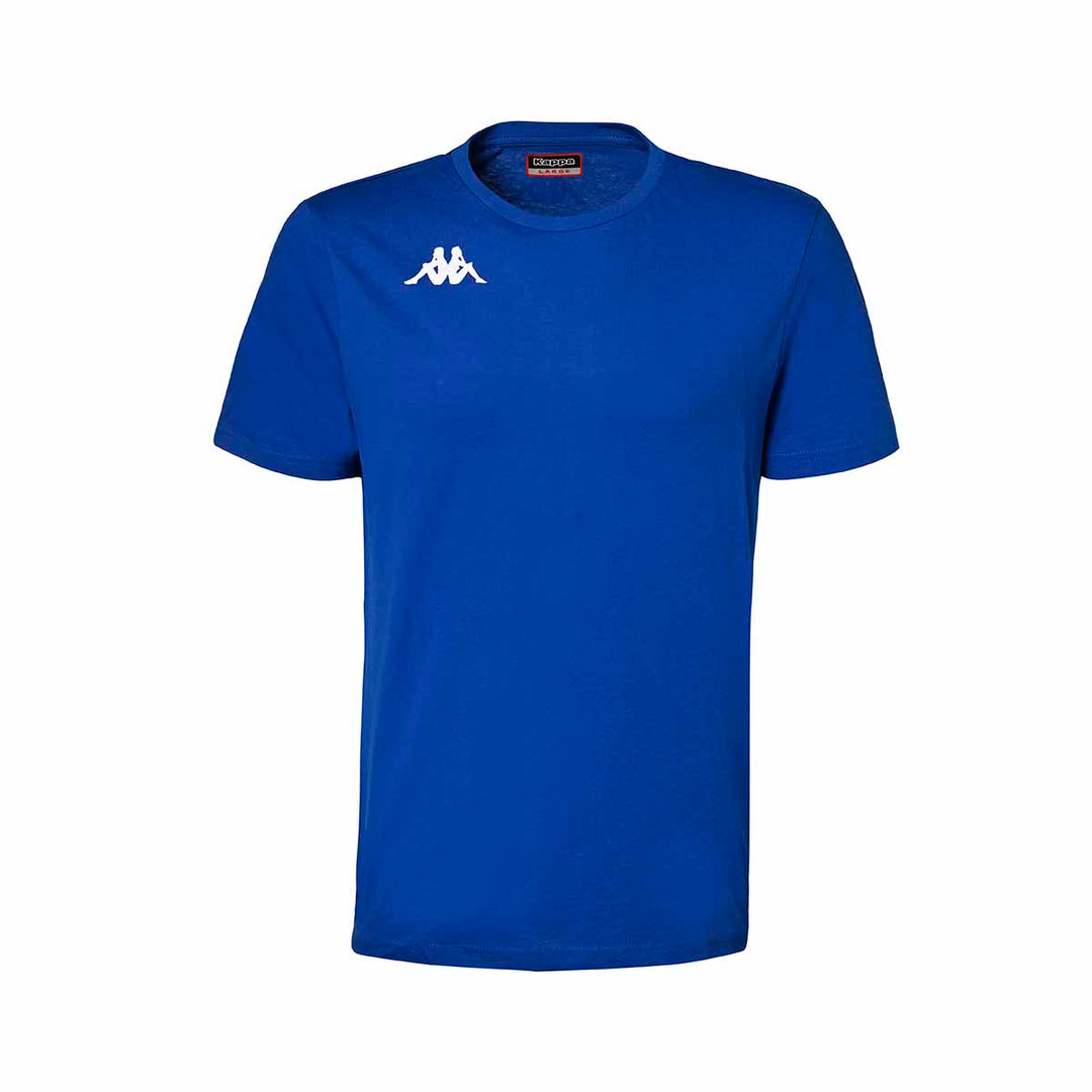 T-shirt Brizzo Bleu Homme main