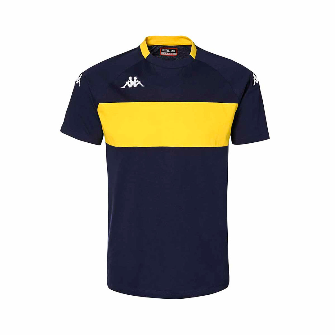 T-shirt Diago Bleu Homme main