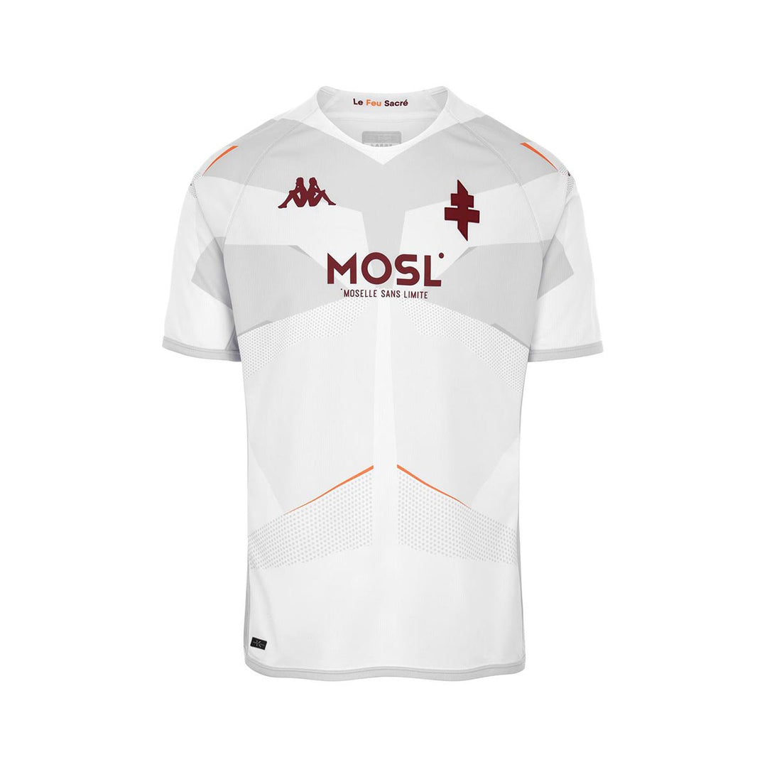 Maillot Kombat Away FC Metz 22/23 Blanc Enfant main