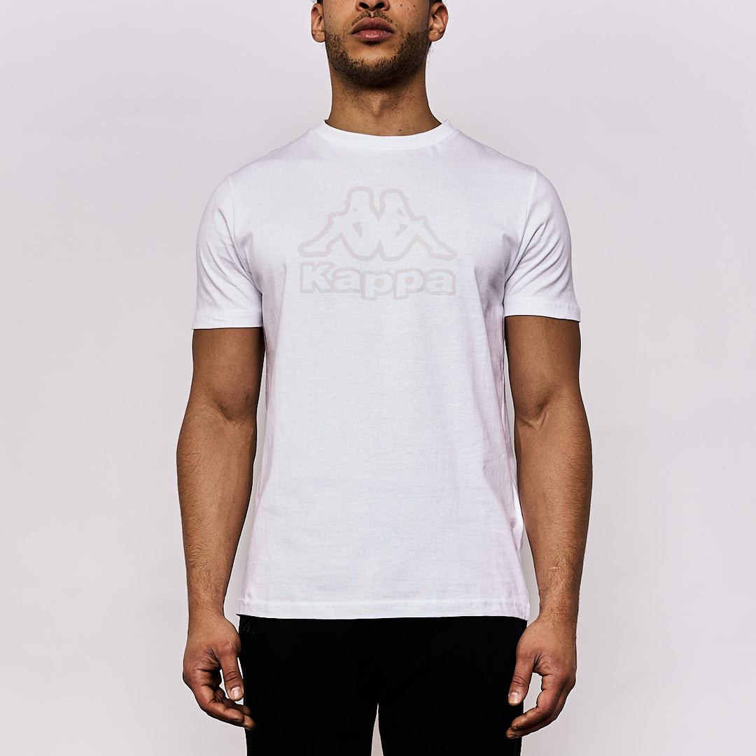 T-shirt Cremy Blanc Homme main