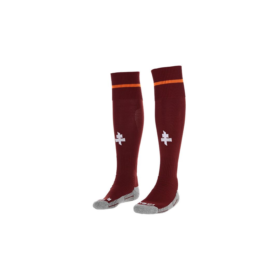 Chaussettes de football Kombat Spark Pro 1P FC Metz 22/23 Grenat Homme main