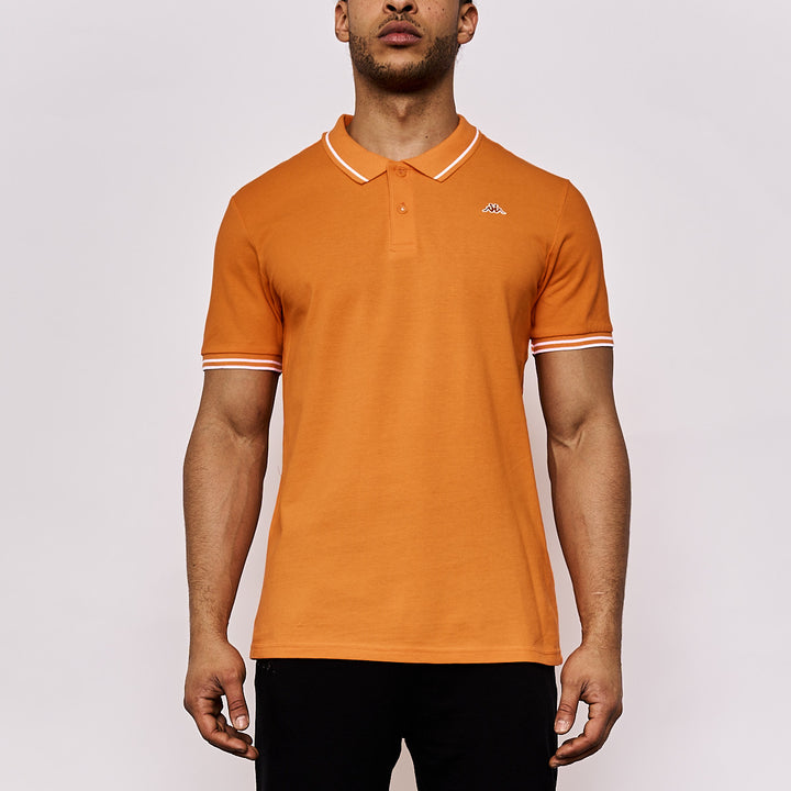 Polo homme Ezio Orange 1