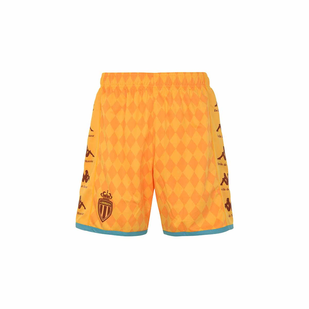 Short Kombat Drôle de Monsieur x Kappa x AS Monaco Homme Jaune 00