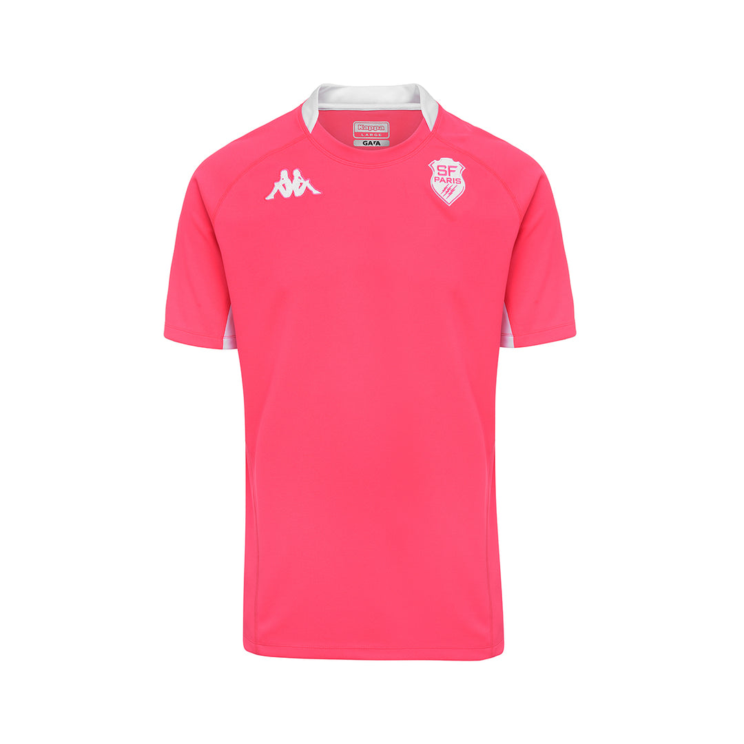 Maillot Telese Stade Français Paris 22/23 Rose Homme main