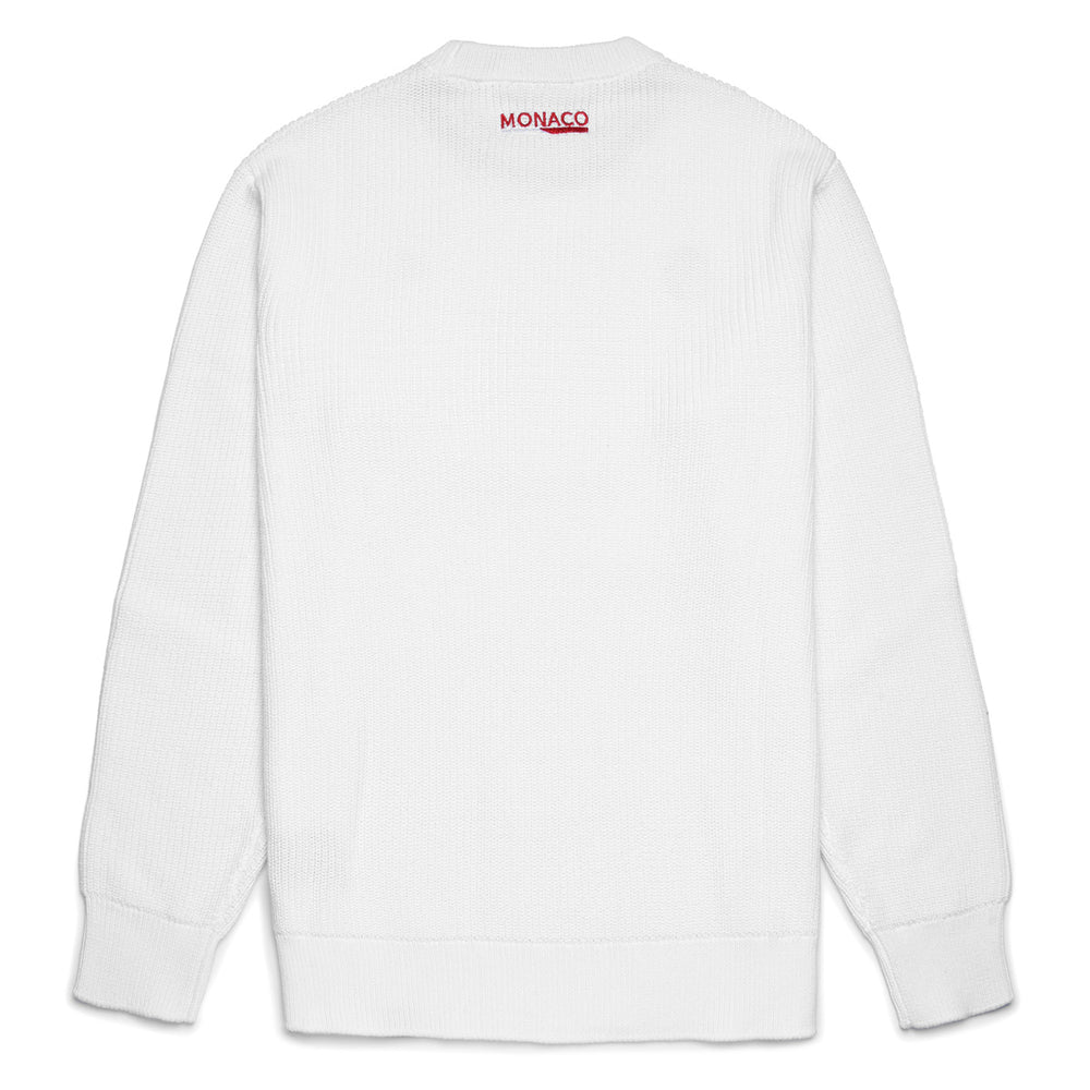 Pull Verl Robe Di Kappa - As Monaco 2022 blanc homme 02