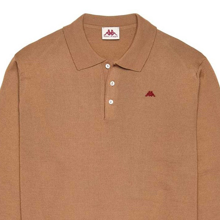 Polo Daimen Robe di Kappa Marron Unisexe 02