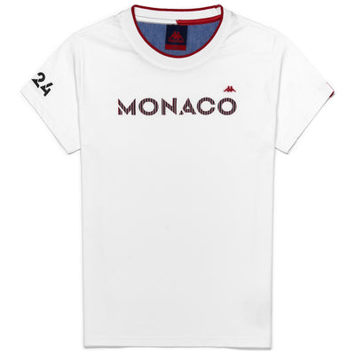 T-shirt femme Alize Robe di Kappa - As Monaco 2023 Blanc