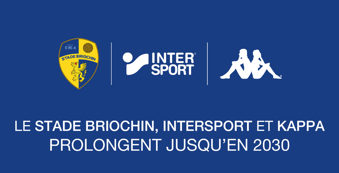 Le Stade Briochin , Intersport et Kappa prolongent leur partenariat jusqu'en 2030