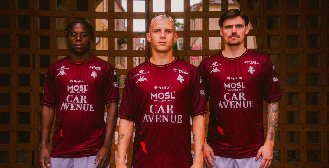 Découvrez le nouveau maillot home du FC Metz
