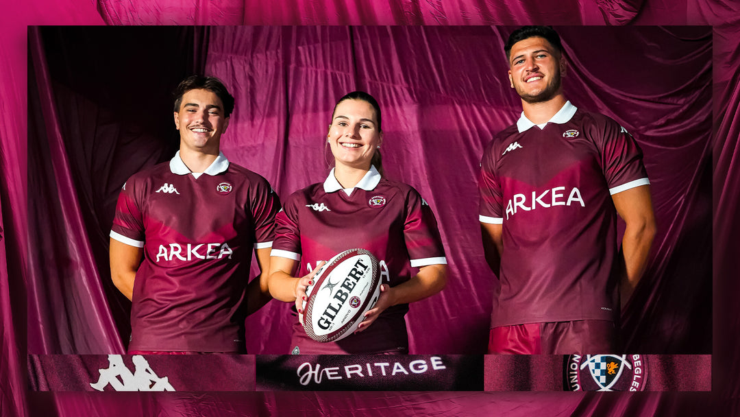 L'UBB et Kappa dévoilent leurs maillots Héritage et Territoire pour la nouvelle saison