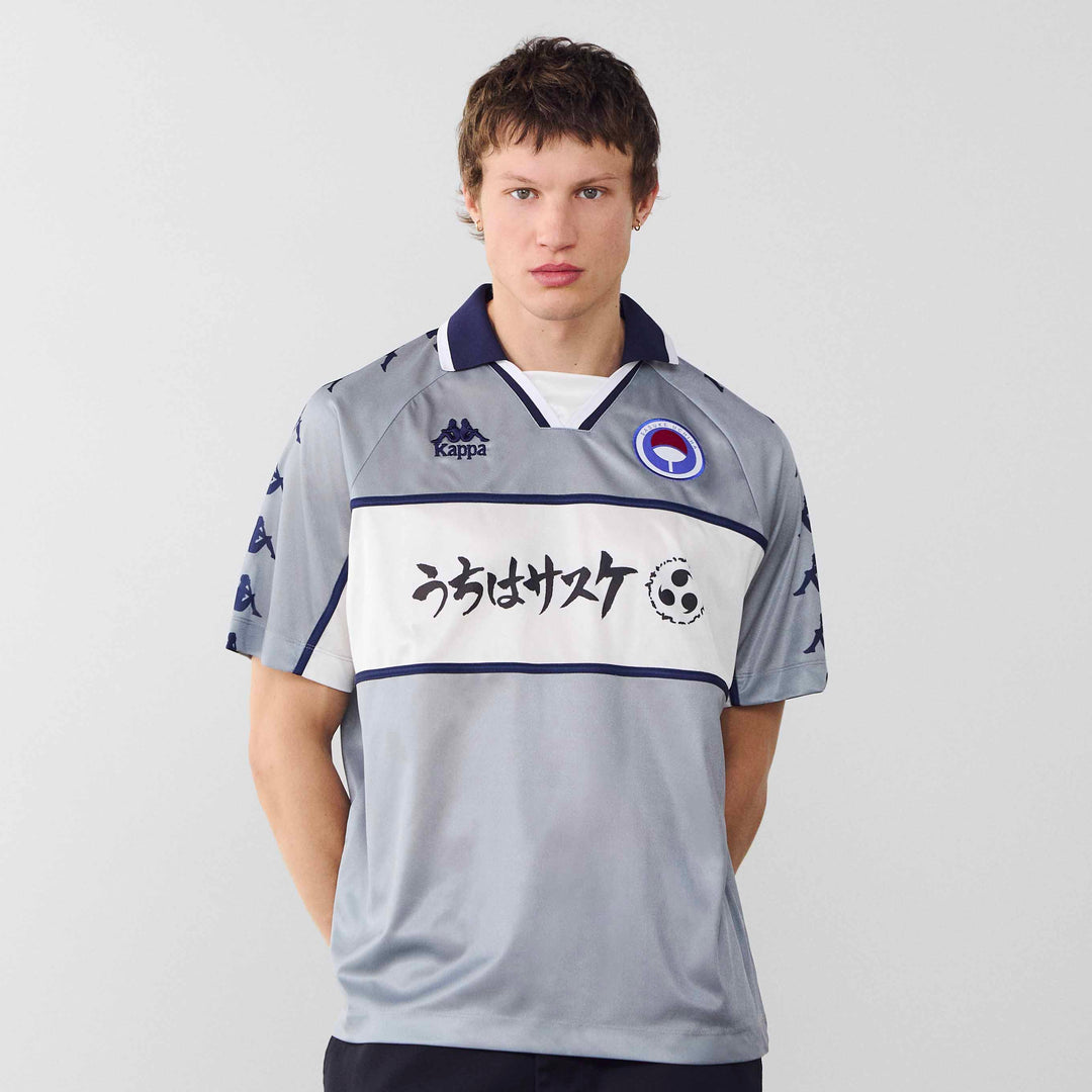 Maillot Authentic Sasuke Kappa X Naruto X Courir Gris Unisexe main
