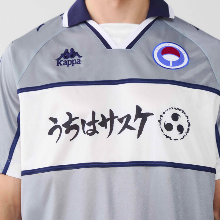 Maillot Authentic Sasuke Kappa X Naruto X Courir Gris Unisexe 8
