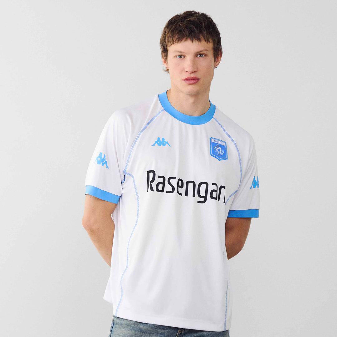 Maillot Authentic Rasengan Kappa X Naruto X Courir Blanc Unisexe main
