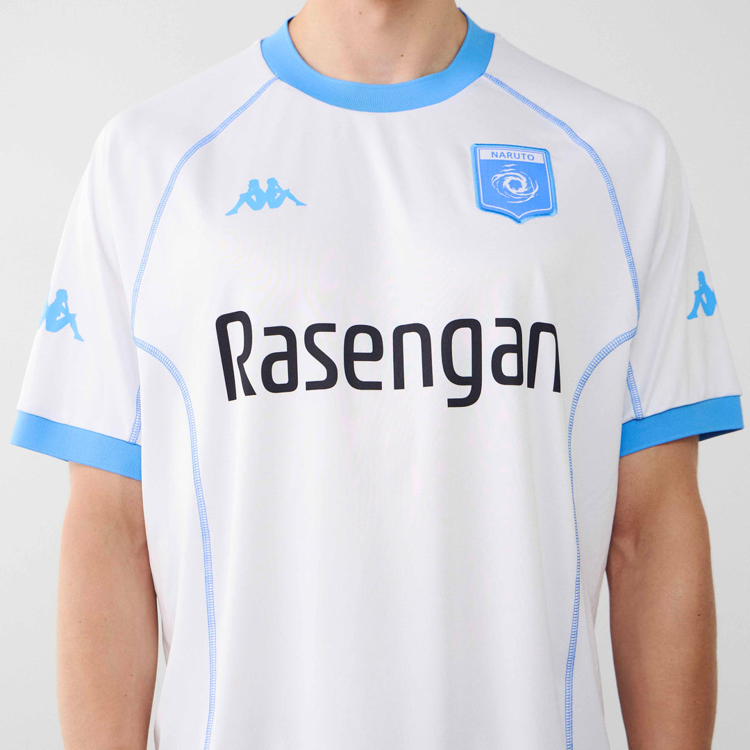 Maillot Authentic Rasengan Kappa X Naruto X Courir Blanc Unisexe main