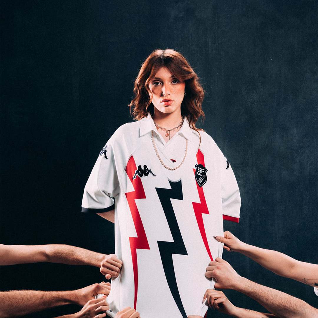 Maillot Kombat XXV Stade Francais Paris 25/26 Blanc Homme main