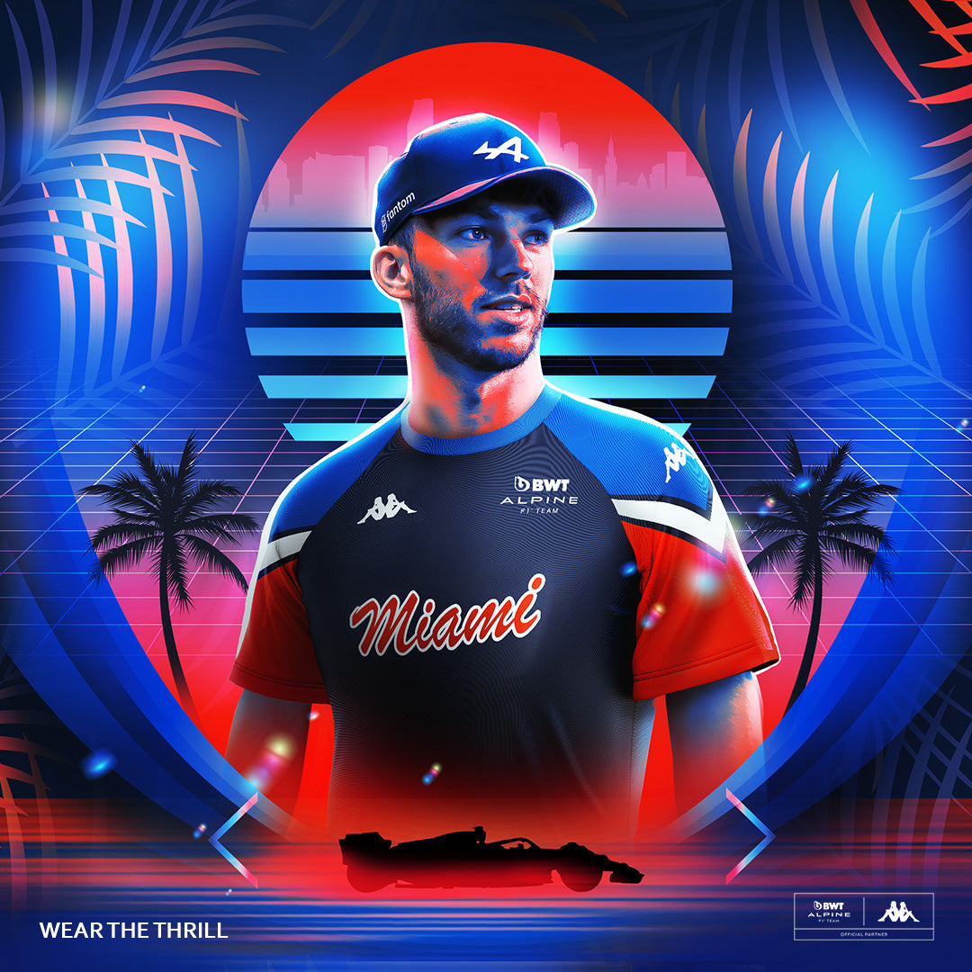 Maillot Ornellabat Gasly BWT Alpine F1 Team Miami Bleu Homme