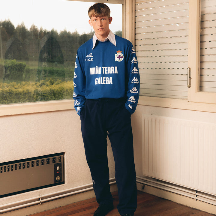 Sweatshirt Authentic Valer Pompeii X Deportivo Bleu Unisexe 6