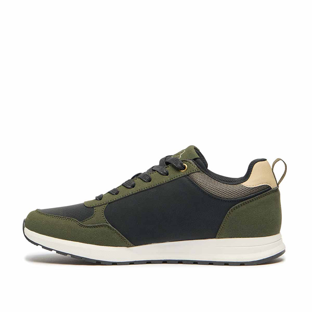 Baskets Brunn Vert Homme main