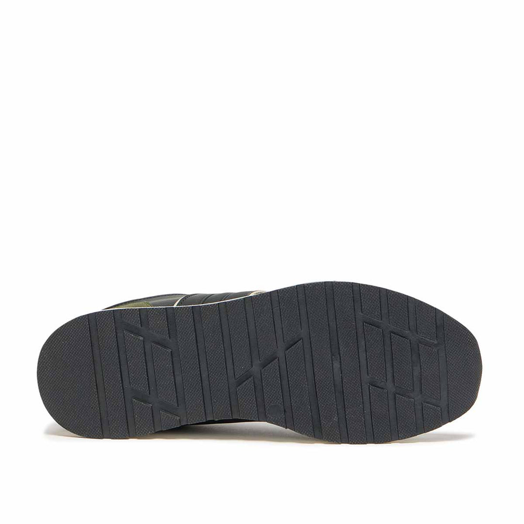 Baskets Brunn Vert Homme main