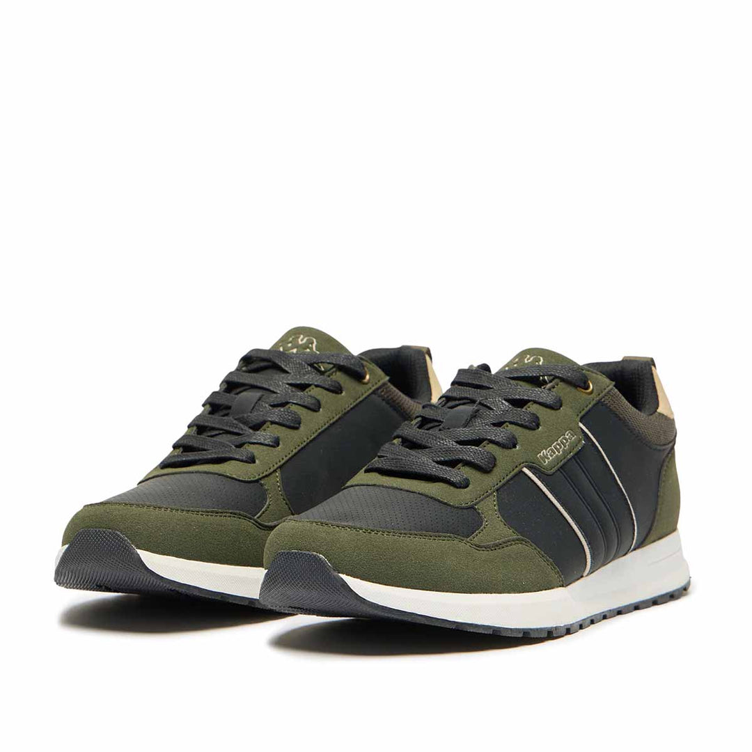 Baskets Brunn Vert Homme main