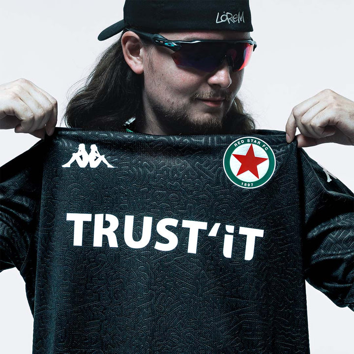Maillot Kombat Away Red Star FC 26/27 Noir Homme 8