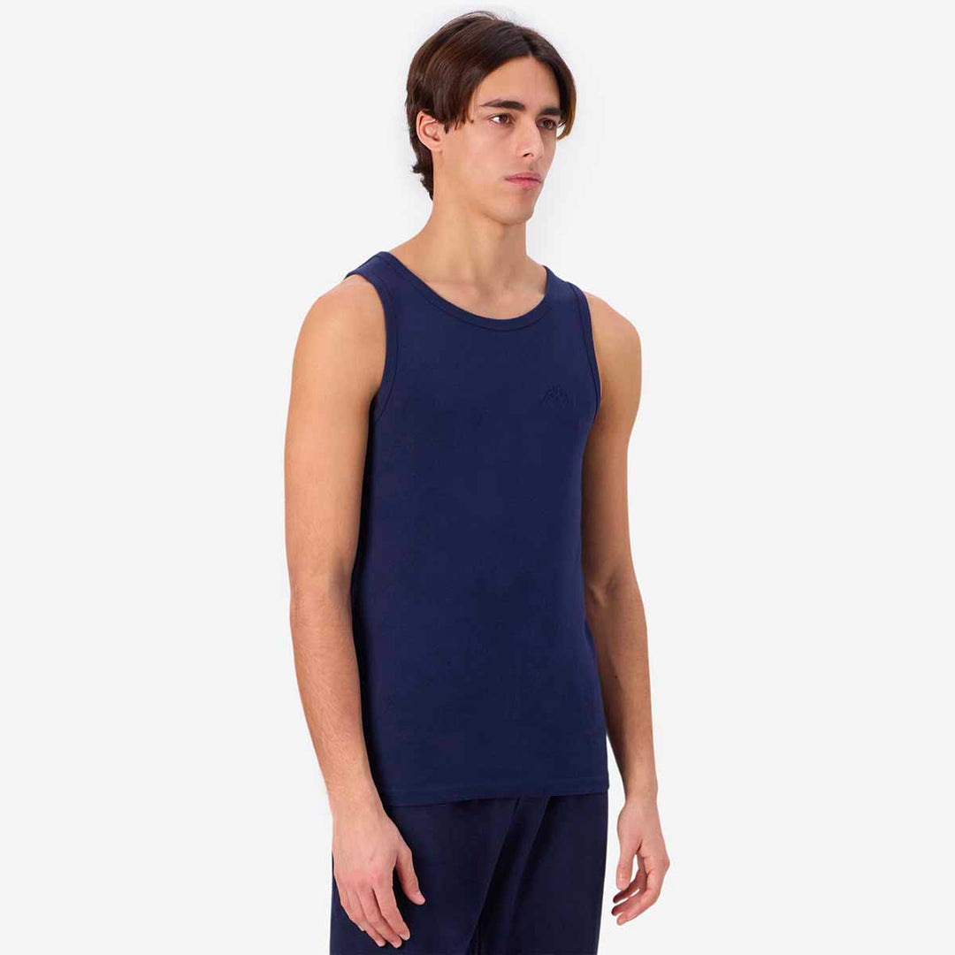 Débardeur Carsenac Bleu Homme main